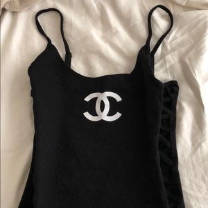 Chanel Logo Bodysuit